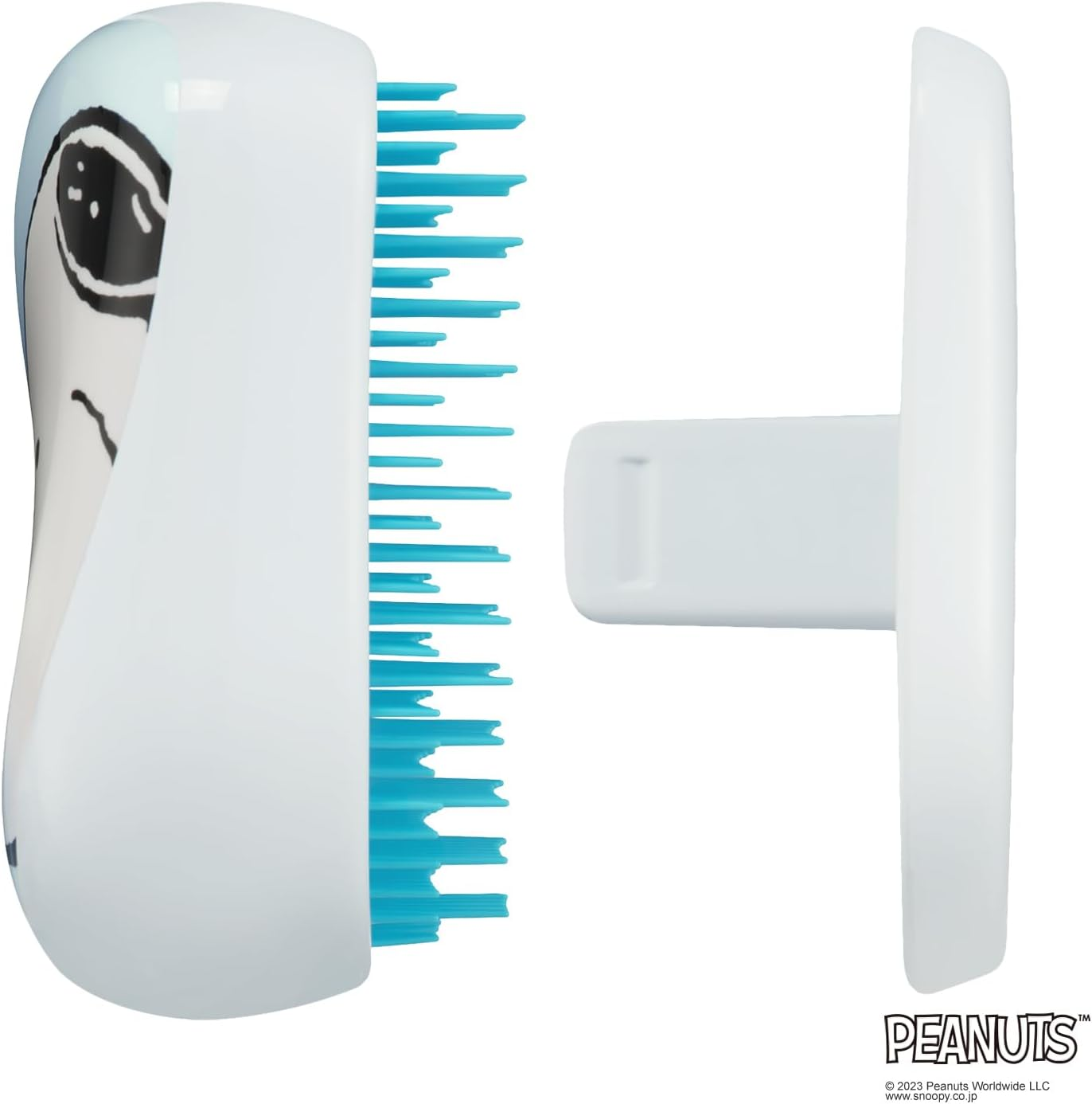 Tangle Teaser, Compact Styler, Snoopy/Cheer Up - Matte Teal Mint image number 6