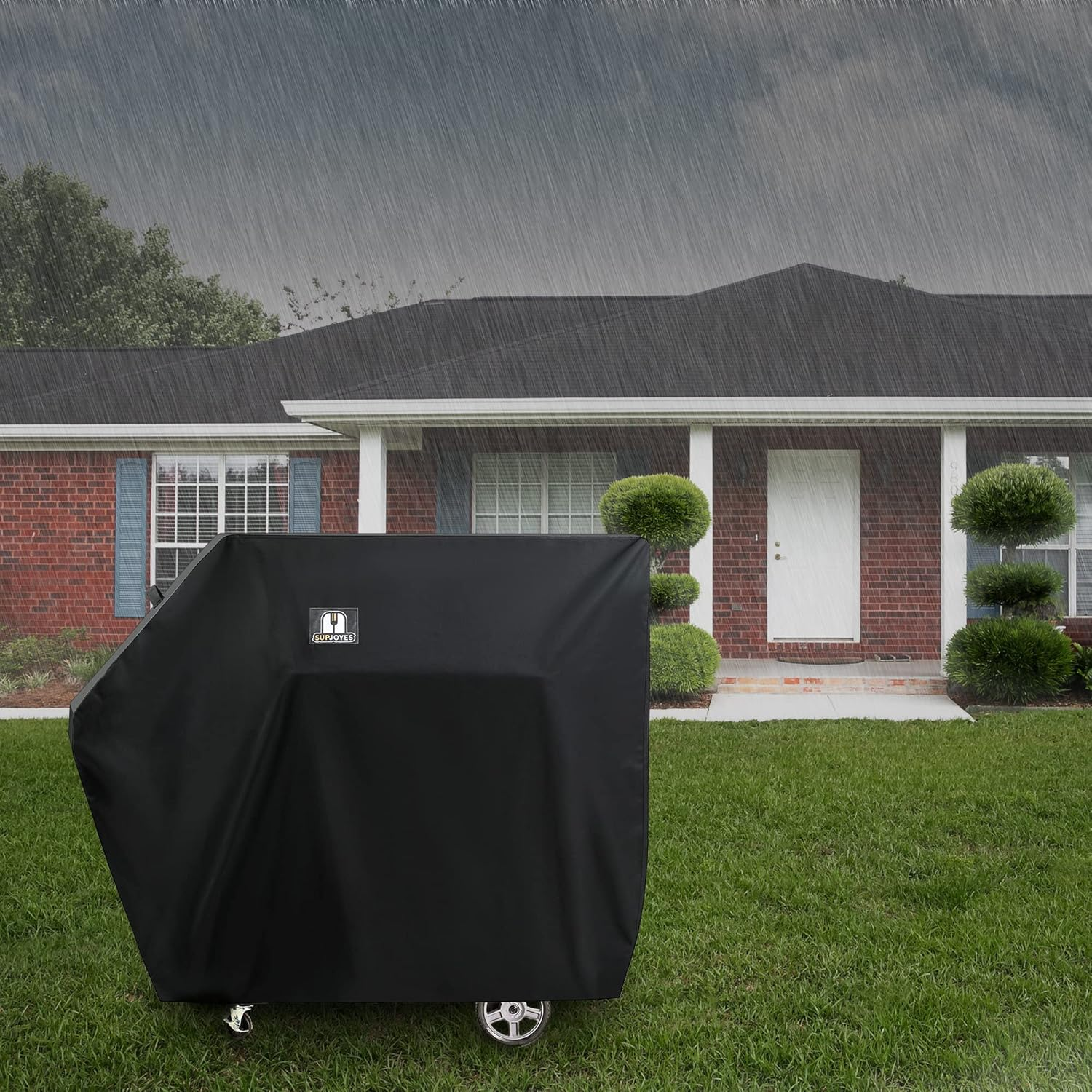 SUPJOYES Grill Cover for Masterbuilt 1050 Charcoal Grill, Heavy Duty Waterproof BBQ Accessories for MB20081220 Gravity Series Smoker