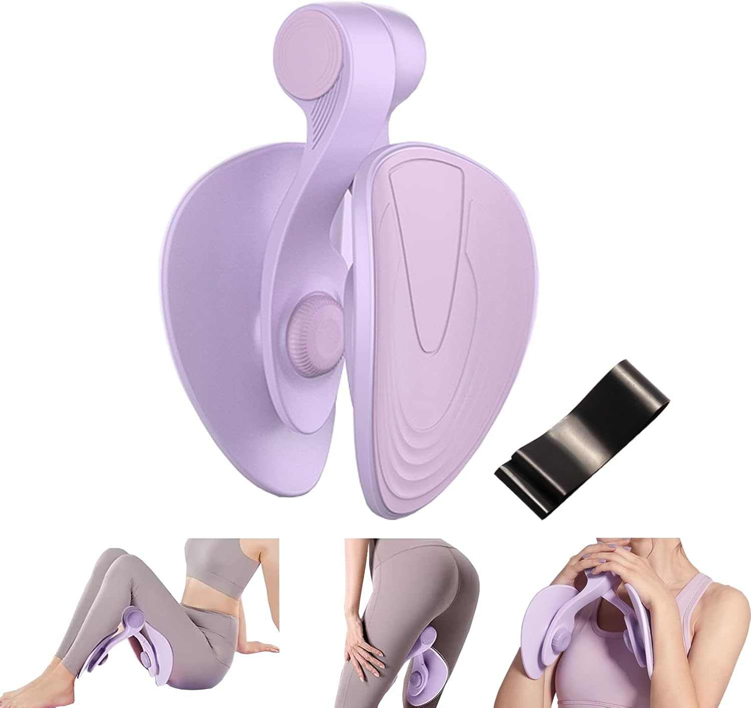Hip & Pelvic Trainer Kegel Exerciser, Home Gym Yoga Training for Women, Inner Thigh Exerciser, Postpartum Pelvic Repair Pelvic Floor Muscle Exerciser, Arm Butt Exercise Trainer Weight Loss image number 4