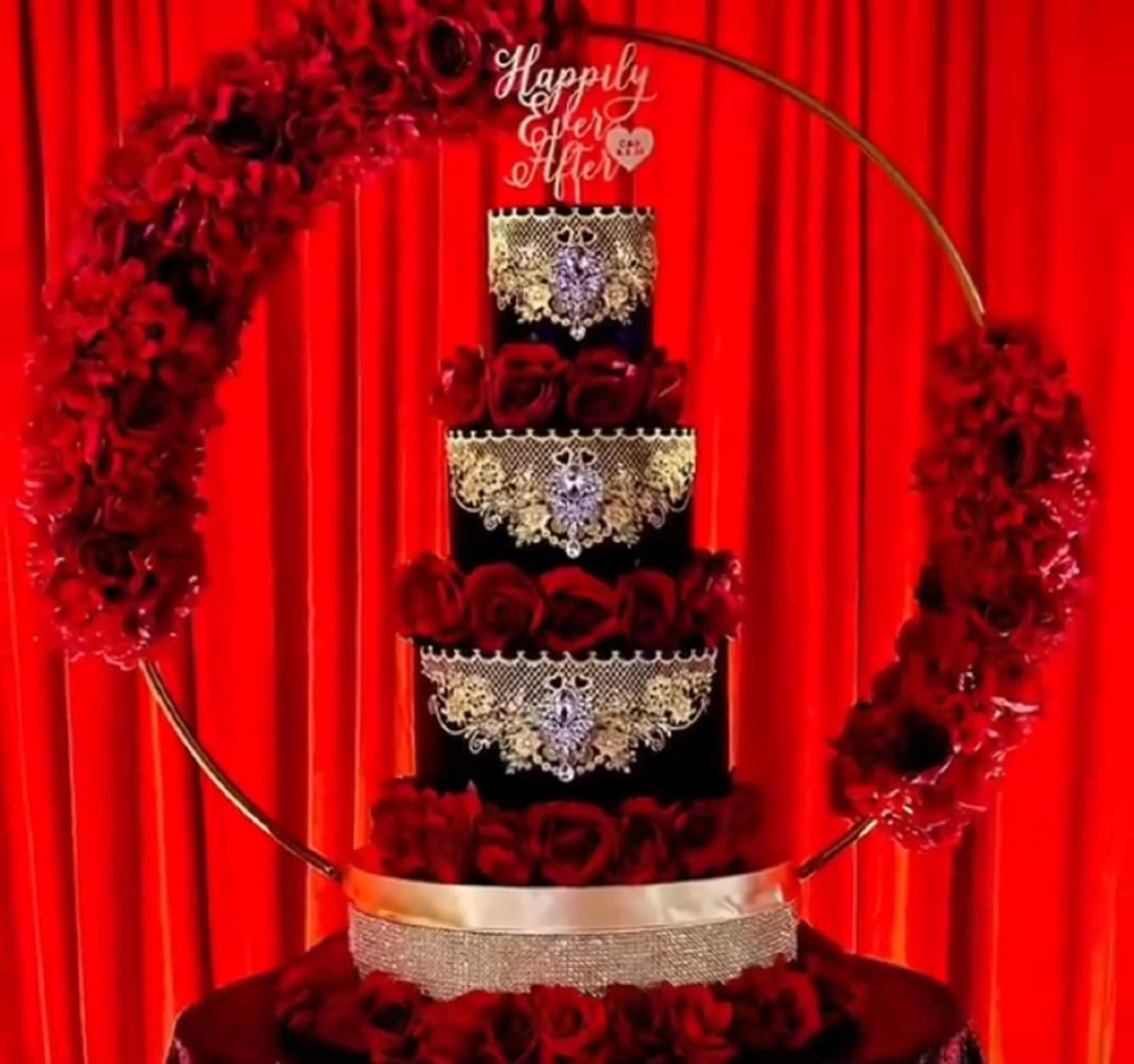 Generic Edible Laces for Cakes, Happy Birthday, Cake Toppers, Gold Shiny Cake Decorations, Birthday Party Decorations, Christmas Decorations (Golden) - Silver image number 5