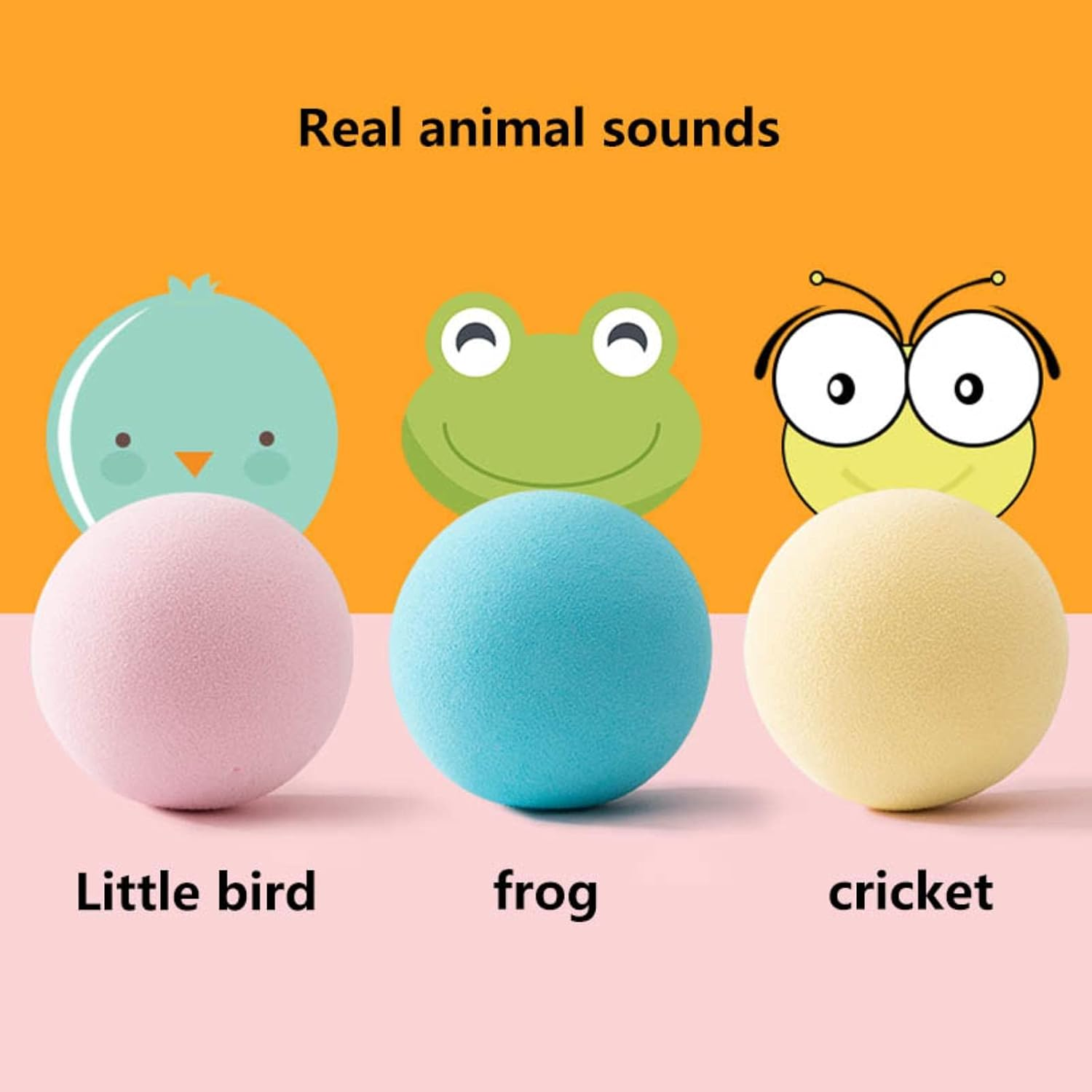 Yuanstore Cat Training Toy Pet Playing Ball Pet Squeaky Supplies Smart Cat Toys Interactive Ball Catnip Kitten Kitty Products Toy for Cats - Elastic Suction Cup image number 7