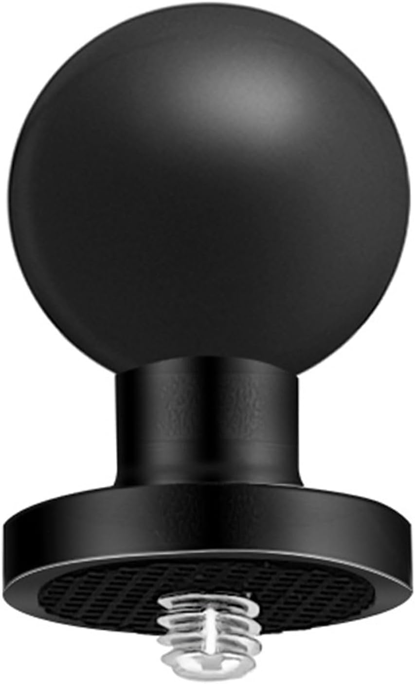 Aiyraa 1 Inch TPU Ball Adapter, with Aluminium Alloy Base and 1/4-20 Threaded Bolts, Compatible with RAM Mounts B Size 1 Inch Ball Double Base Arm, for Action Camera and Camcorder image number 4