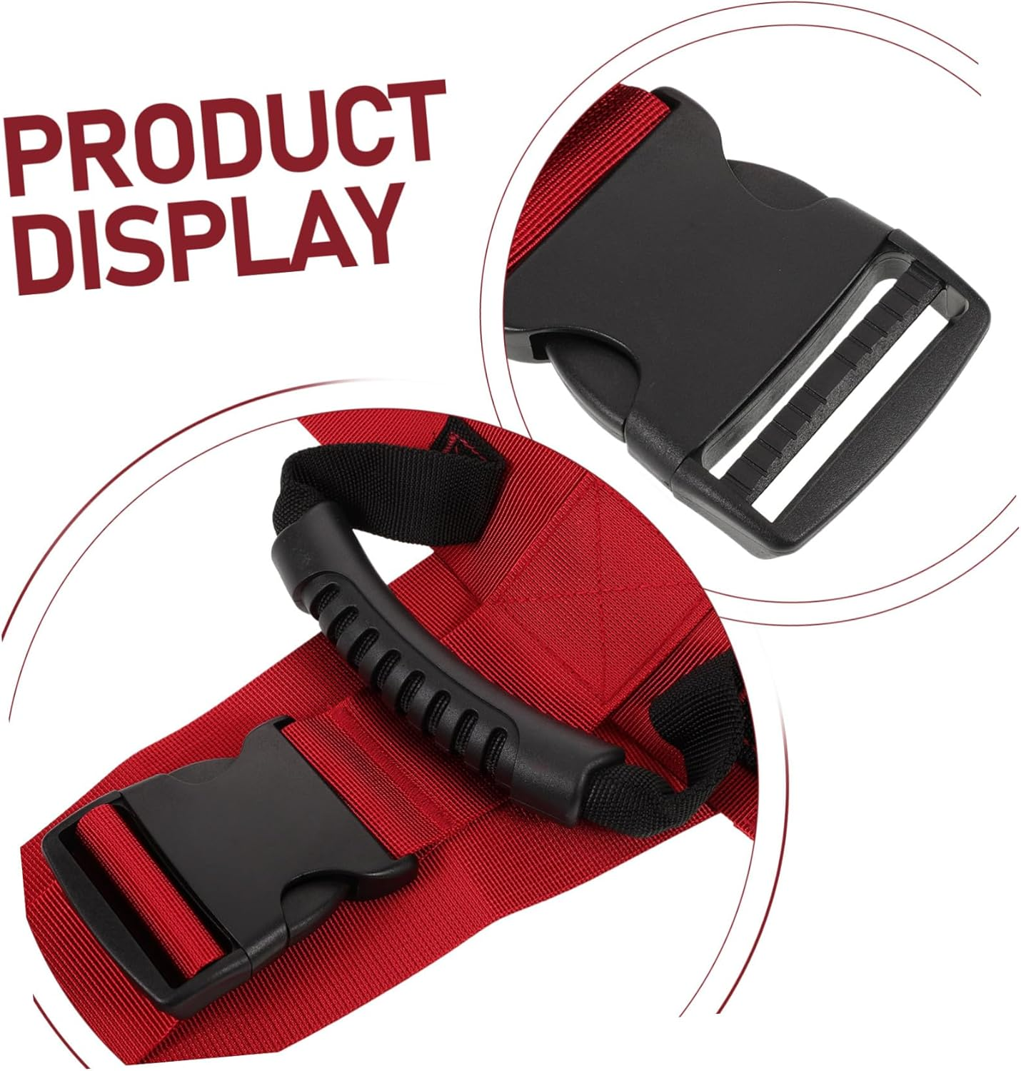 Heavy Duty Moving Straps with Elastic Tie down for Lifting Furniture Appliances Mattresses and Luggage Ergonomic Comfortable Handle Quick Securing System for Travel and Moving image number 3