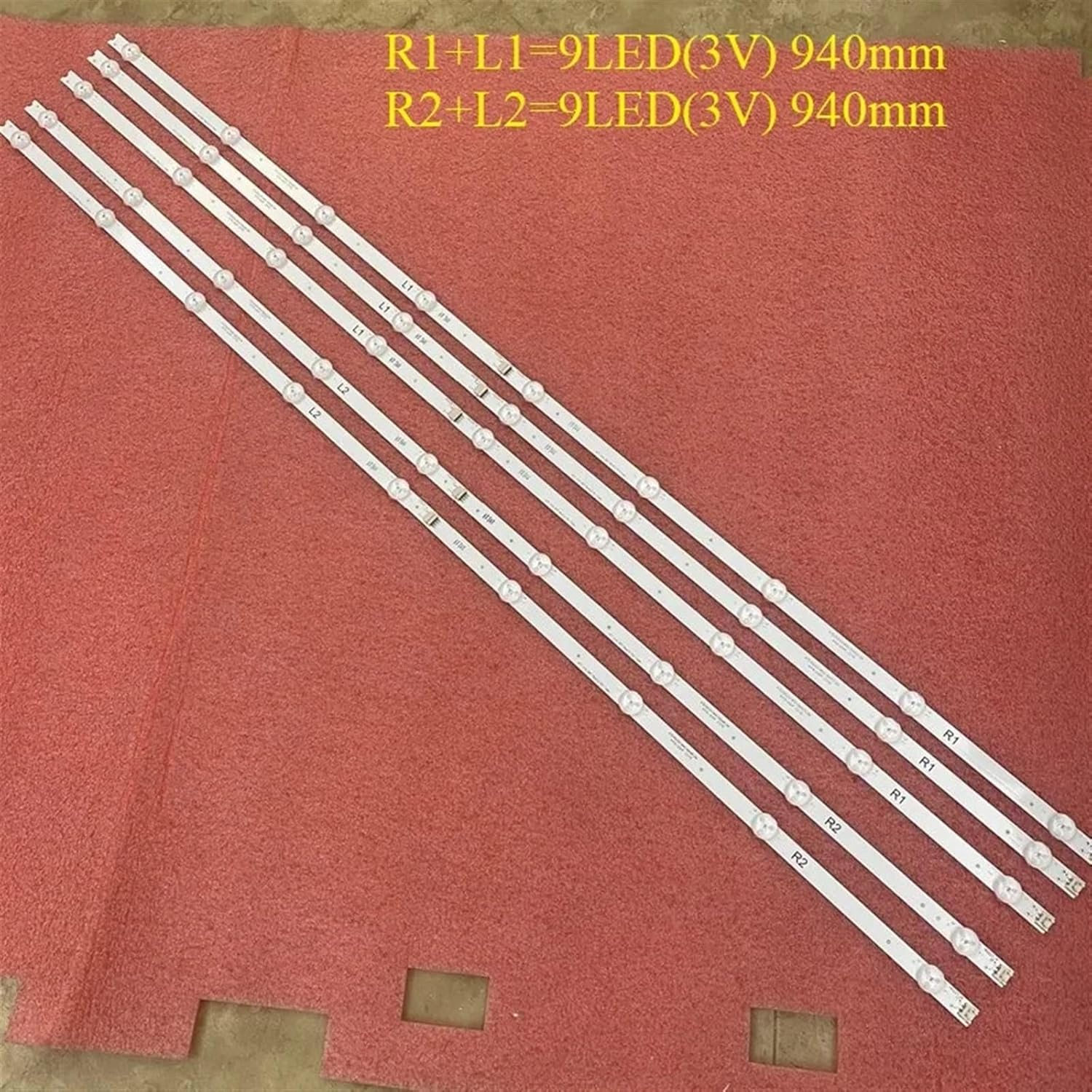 10Pcs/Set LED Bar for TV 47 V14 DR R1 L1 R2 L2 47LA6300 47PFH6309 47PFK6309 LC470DUN PG P1 6916L-1566A 1568A 1567A 1569A image number 4