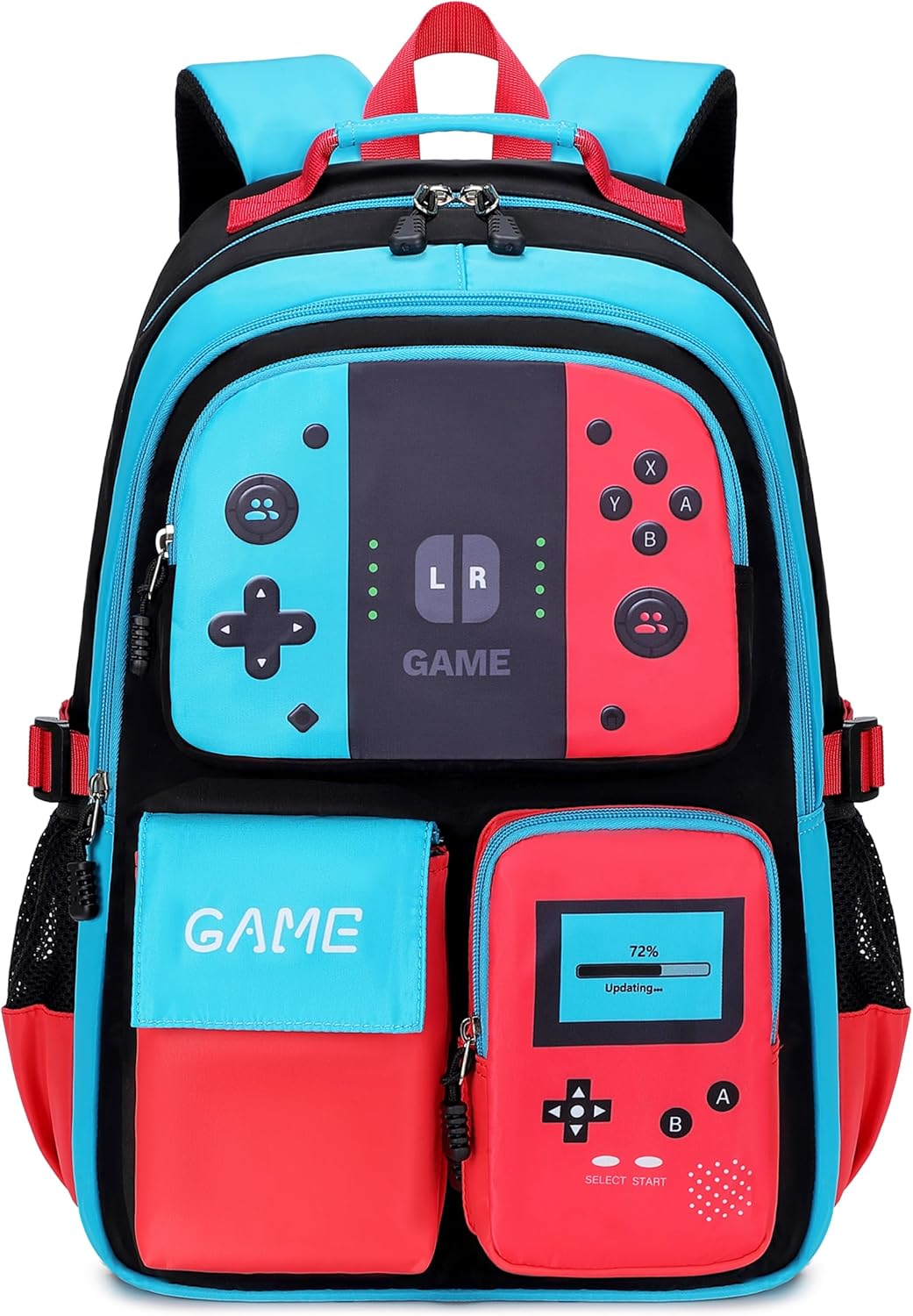 Boys Backpack Kids Bookbag Teensschool Bag Luminousgame Large Capacity Bag