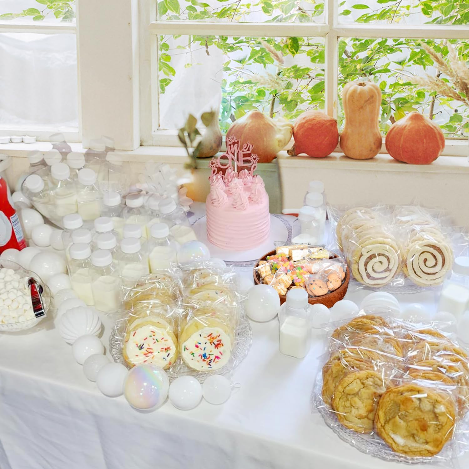 4"X4" Clear Self-Sealing Cellophane Bags, Resealable Treat Bags for Candy Snack Cookies, Baked Food and Party Favors, Cookie Bag for Gift Giving Bakery Cook Gift Wrapping(4X4 Inch (Pack of 200)) image number 4