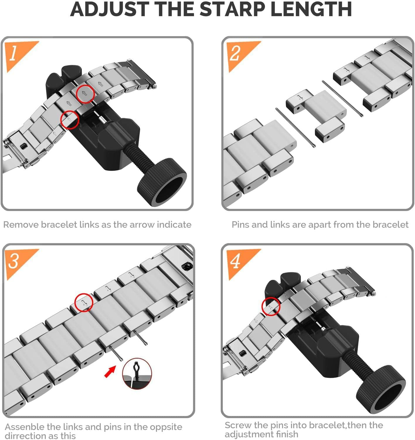 Synsing 26Mm Titanium Metal Quick Release Watchband Compatible for Fenix 8 51Mm/Enduro 3 51Mm/Fenix 6X Pro/7X Pro/5X Plus,22Mm Band for Fenix 8 47Mm/E 47Mm/Fenix 6 Pro/7/5 Plus/Epix 2/Forerunner 965 image number 3