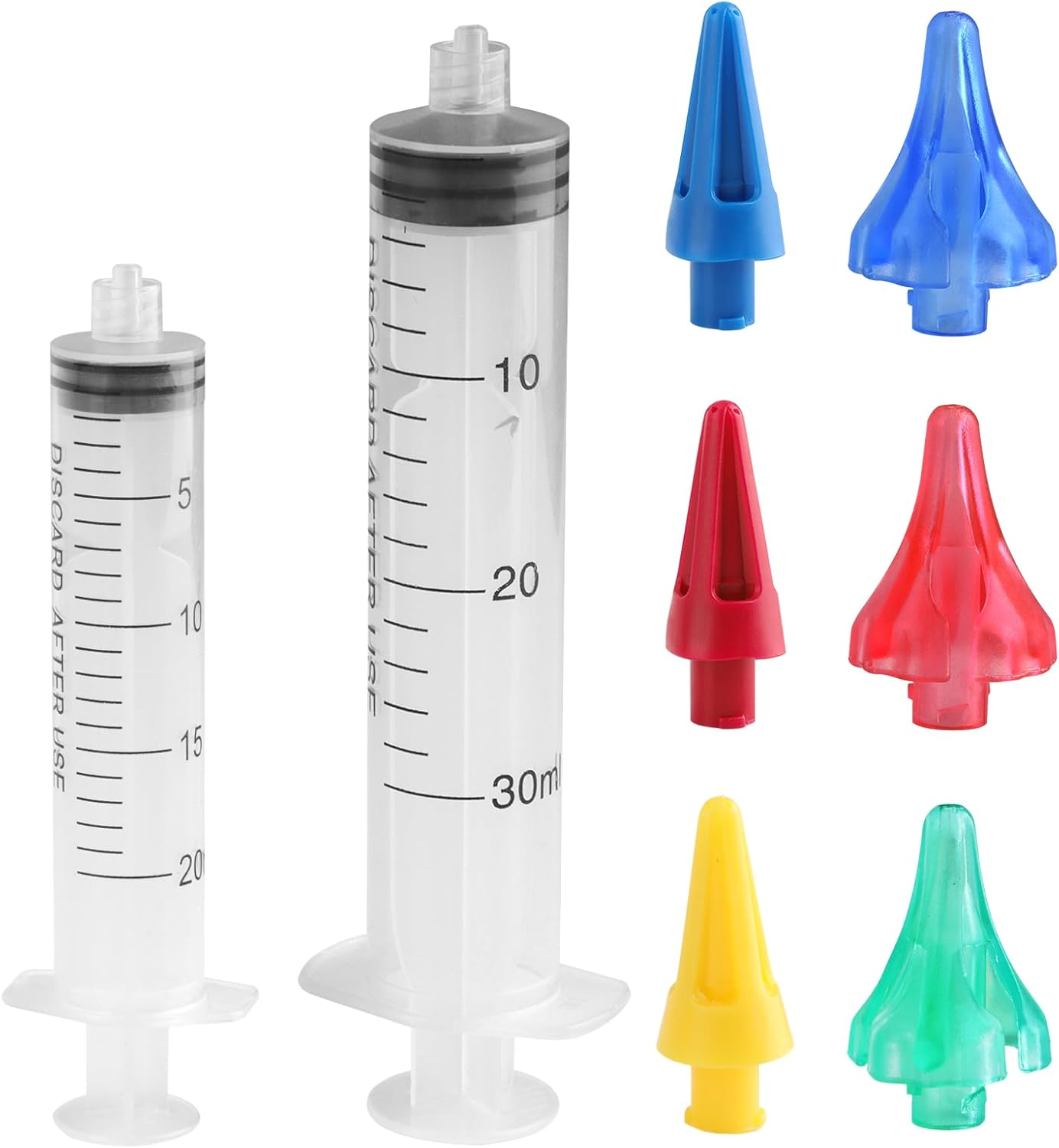 8 Pcs Ear Cleaner Syringe Kit, Ear Wax Removal Syringe, Safe Ear Wax Cleaner Tool with 6 Stream Tips for Clarity & Aural Hygiene image number 6