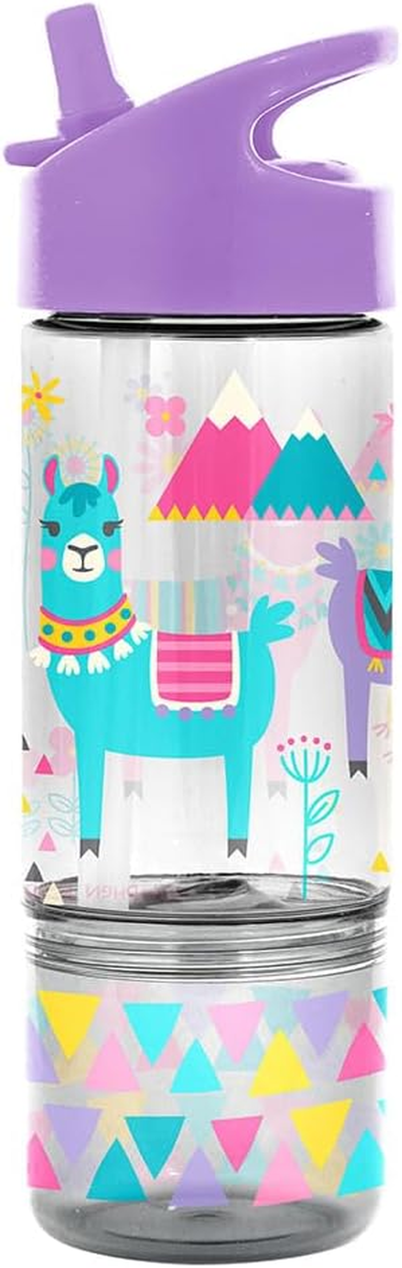 Stephen Joseph SIP and Snack Sloth Bottle Combo Bottle 350Ml + Snack Cup 104Ml, 2.5&rdquo;X 8.25&rdquo; (6.3Cm X 2Cm), Pink