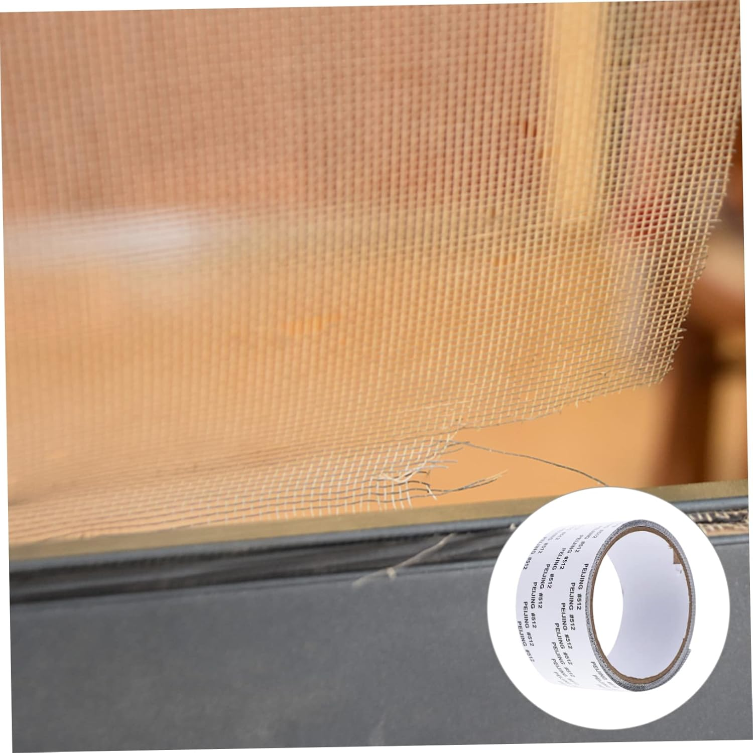 CANIGHT 1Roll Mesh Screen Repair Tape Window Covering Tape for of Rips and Tears High Breathability image number 4