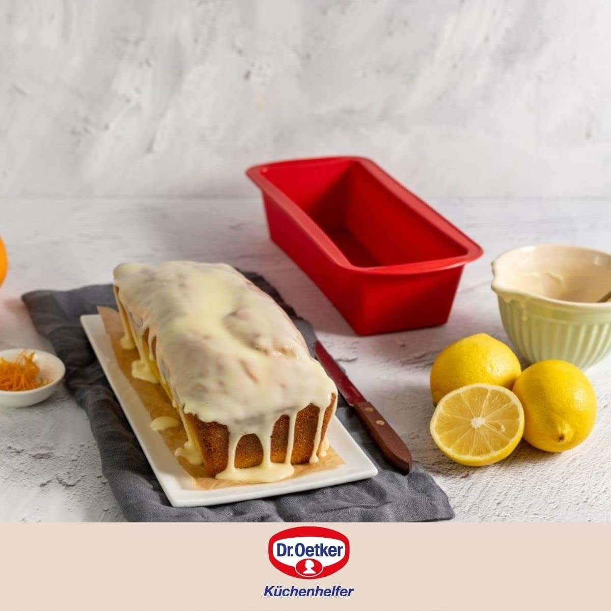 Silikon-Kuchenform 24 Cm Dr. Oetker Flexxibe image number 2