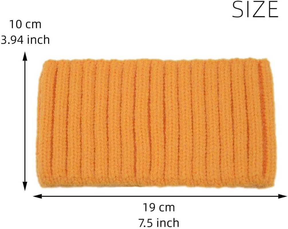 Wambere 1 X Winter Headband, Women'S Headband, Knitted Hair Band, Warmer Hairband, Elastic Ear Warmers, Headband, Wide Brimmed Headband for Face for Girls and Women, Light Blue image number 3