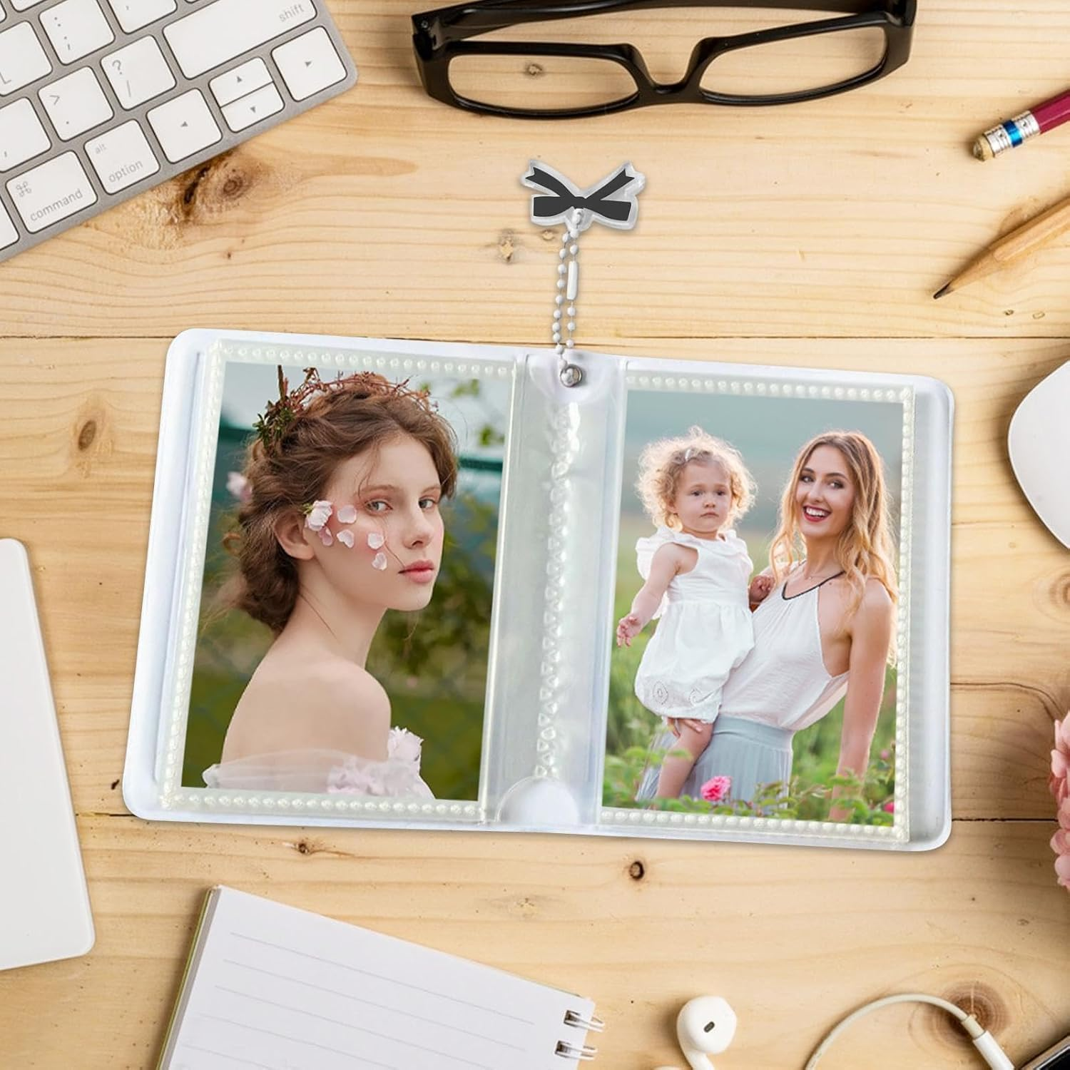 Photocard Binder | Photo Card Holder | 40 Pockets Love Heart Holder | Trendy Waterproof Photo Album | Collecting Idol Picture Album | Waterproof Photocard for Bank Cards, Small Card image number 5