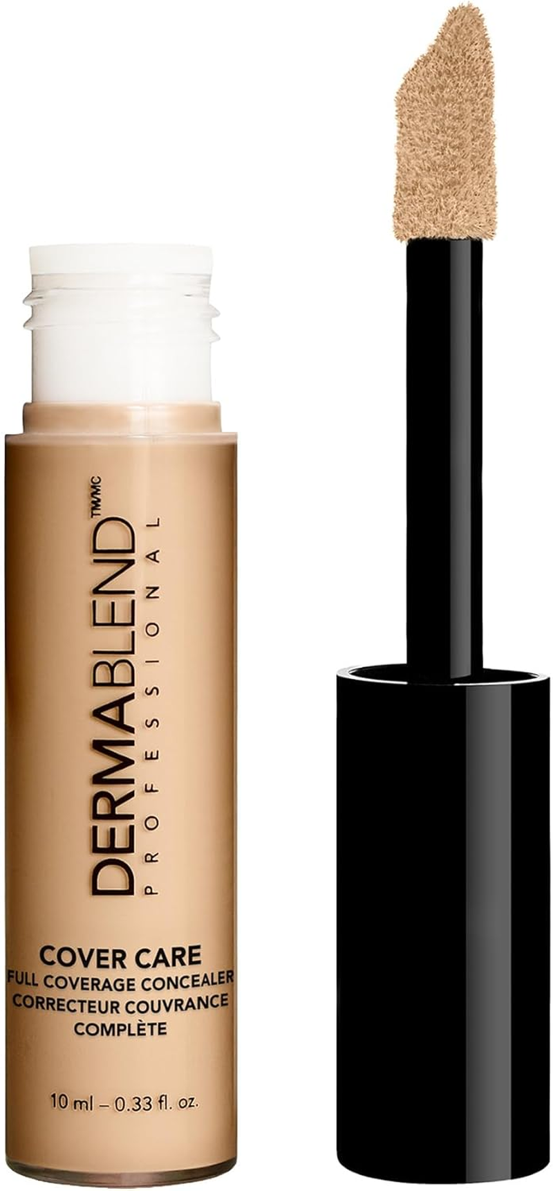 Dermablend Cover Care Full Coverage Concealer - Provides 1 Coat Coverage - Waterproof and Transfer Resistant - Covers a Variety of Skin Blemishes - 24 Hour Hydration - Long Lasting - 73W - 10 ML