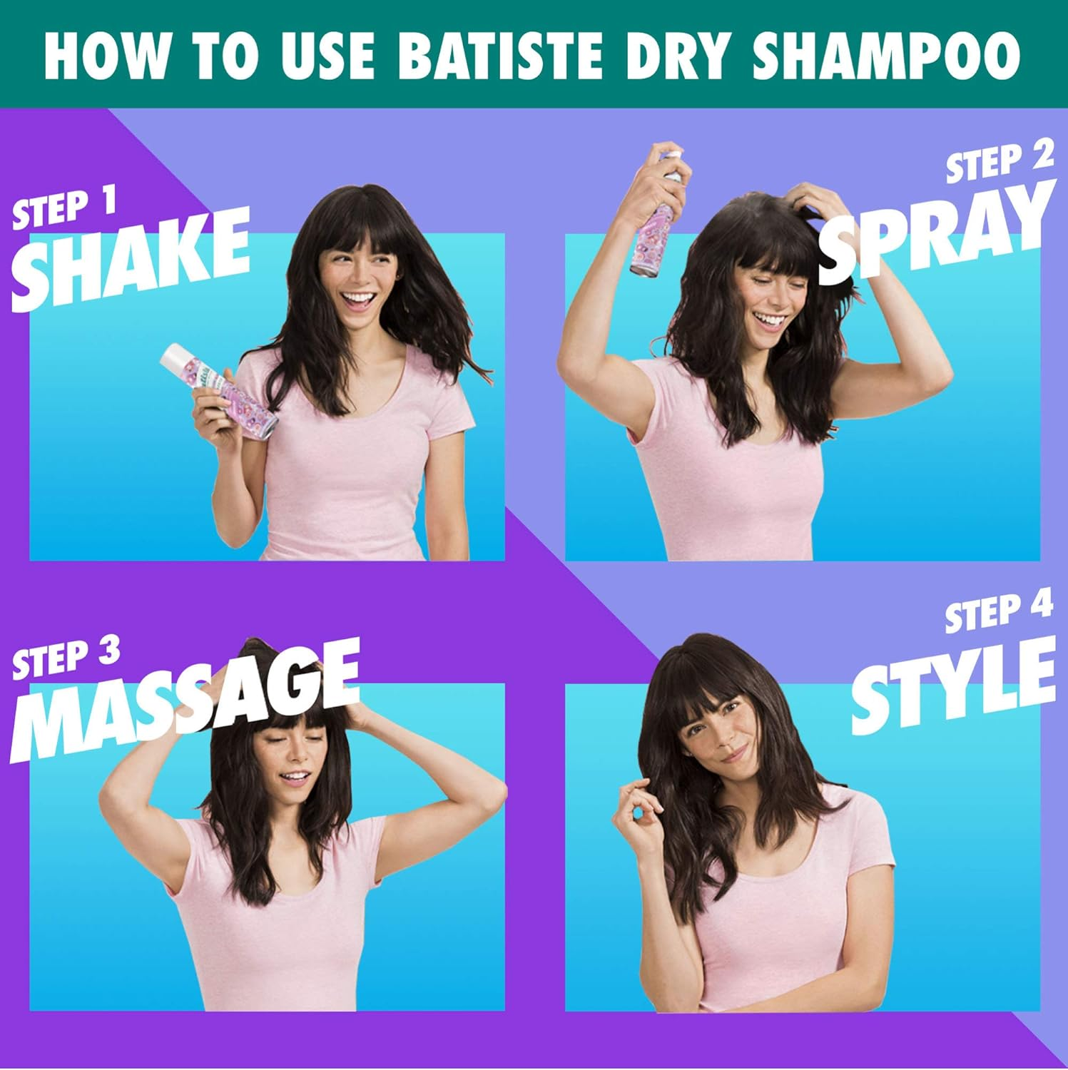 Batiste De Frizz Dry Shampoo 200 Ml image number 3