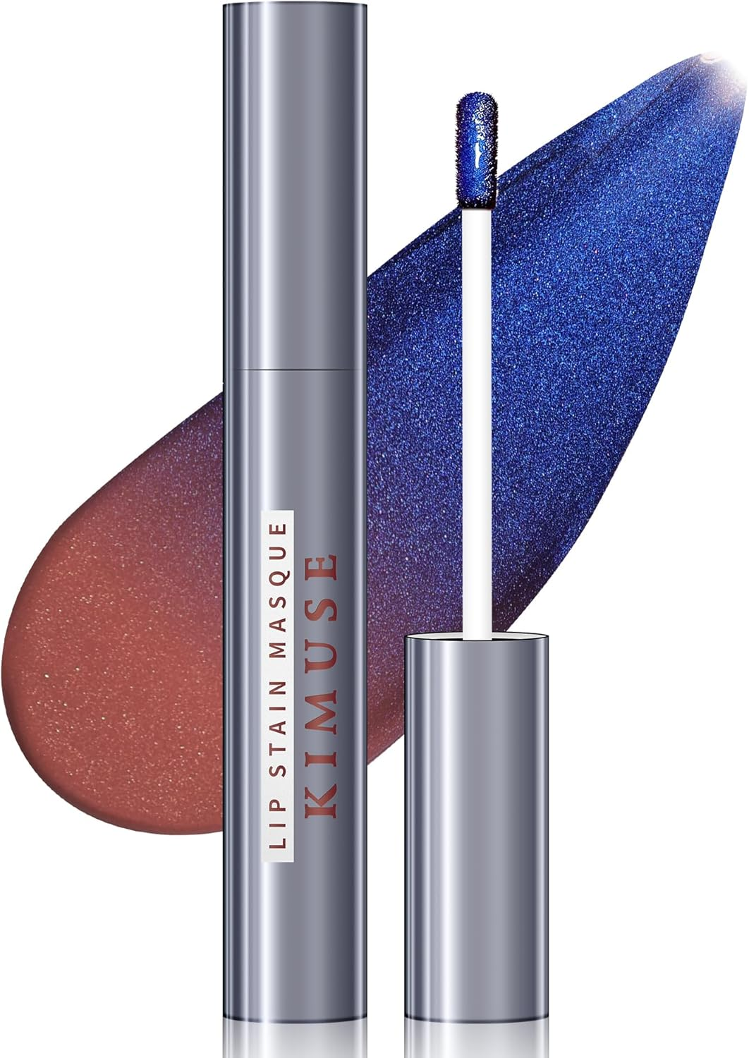 KIMUSE Lip Stain Masque, Lip Stain Peel off Long-Lasting, Hydrating, & Smudge-Proof Lip Color with Highly Pigmentation, Natural Matte Finish Peel off Lipstains