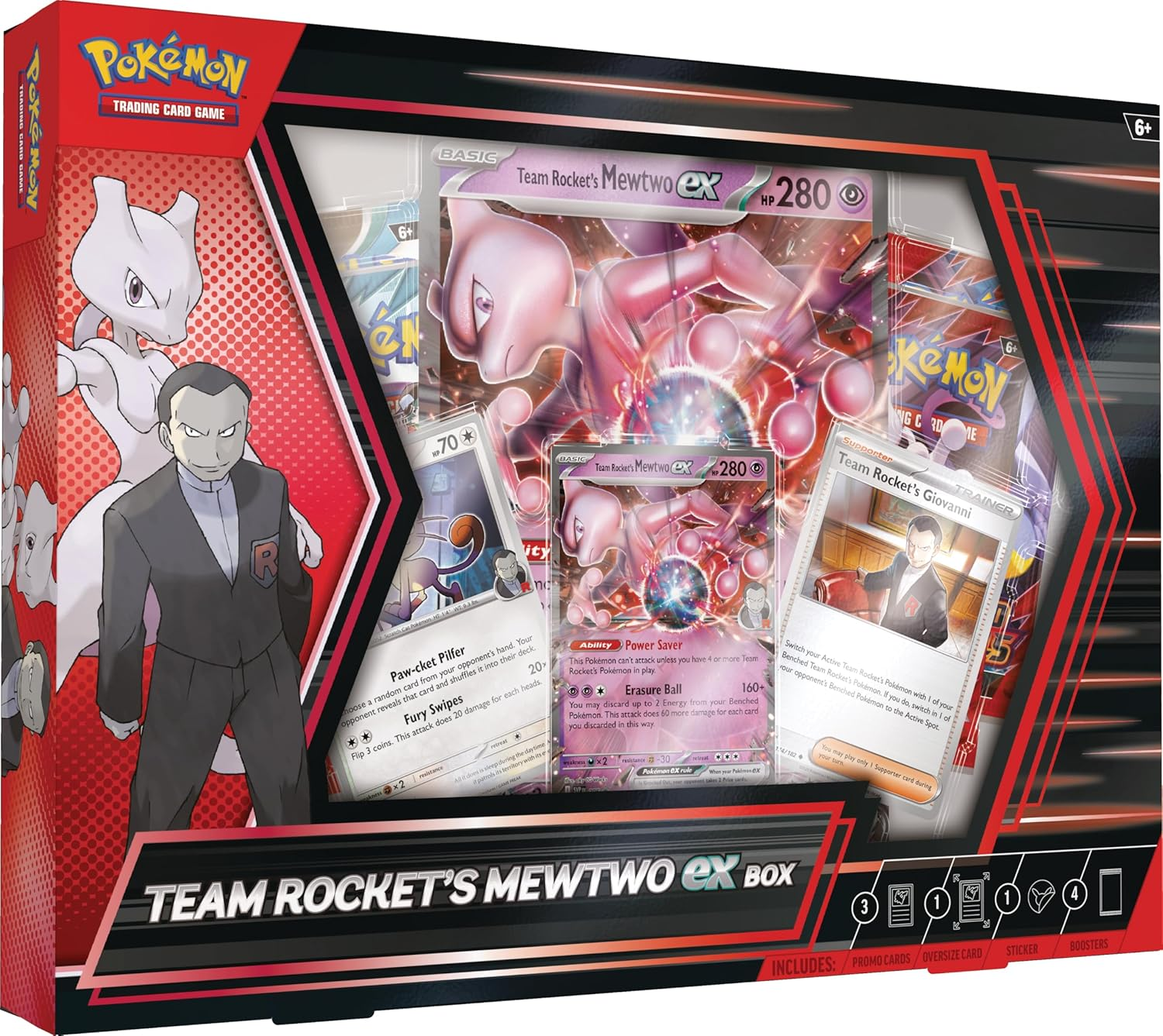 Pokemon TCG Team Rocket'S Mewtwo Ex Box image number 2