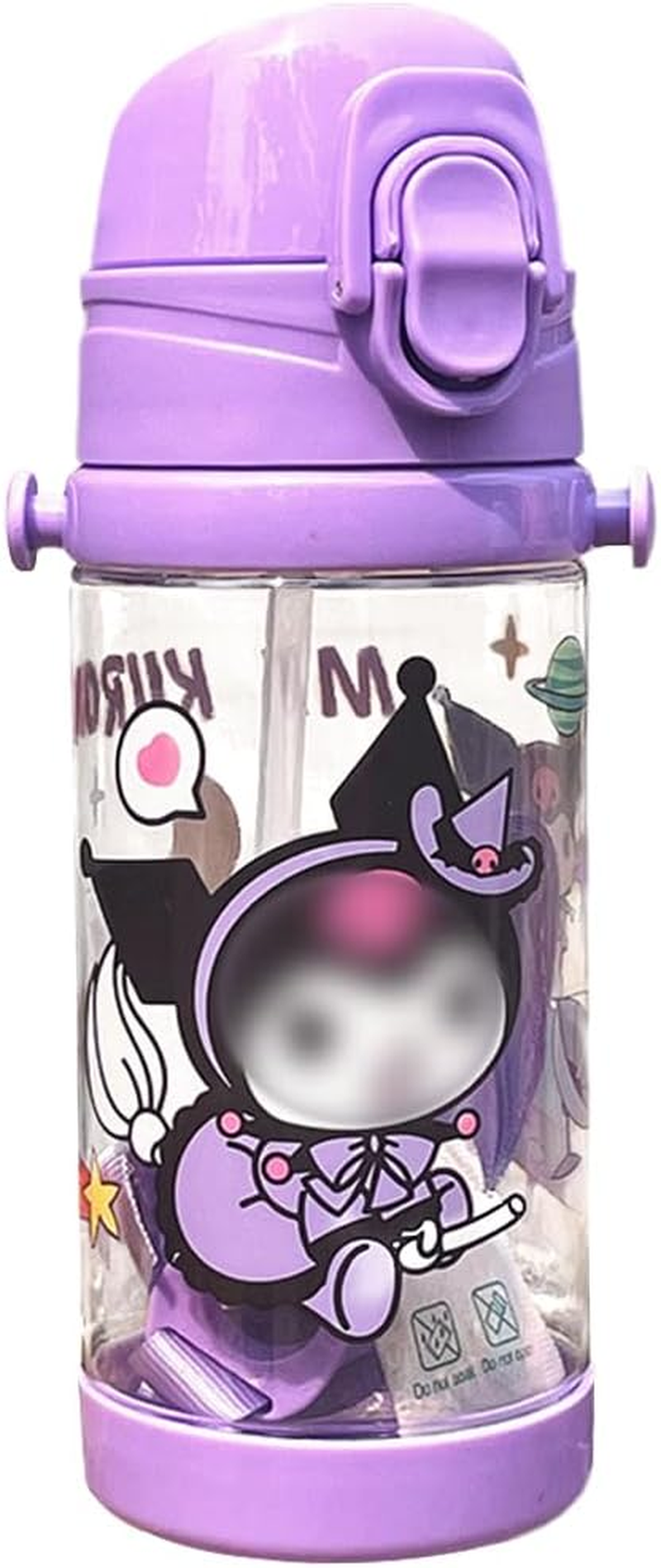 Kumi Children'S Water Bottle, 450 Ml, Kumi Sports Water Bottle with Straws, Leak-Proof Sports Bottle, Sports Drink Bottle for Nursery, School, Camping, Travel image number 4