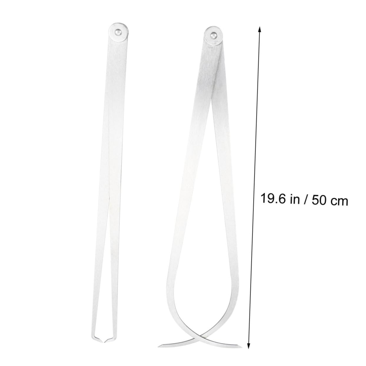 ULTECHNOVO High Precision Internal and External Calipers 500Mm Length Robust Steel Measuring Tools image number 4