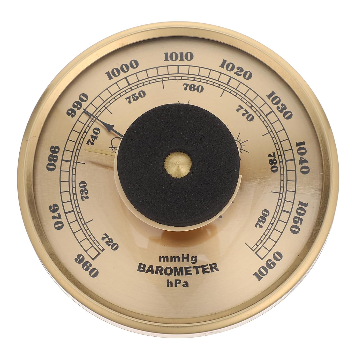 Homoyoyo Dial Type Barometer: Plastic 3-In-1 Indoor Barometer Thermometer Hygrometer 3.54 in Analog Weather Stations for Home Office Fishing Boat