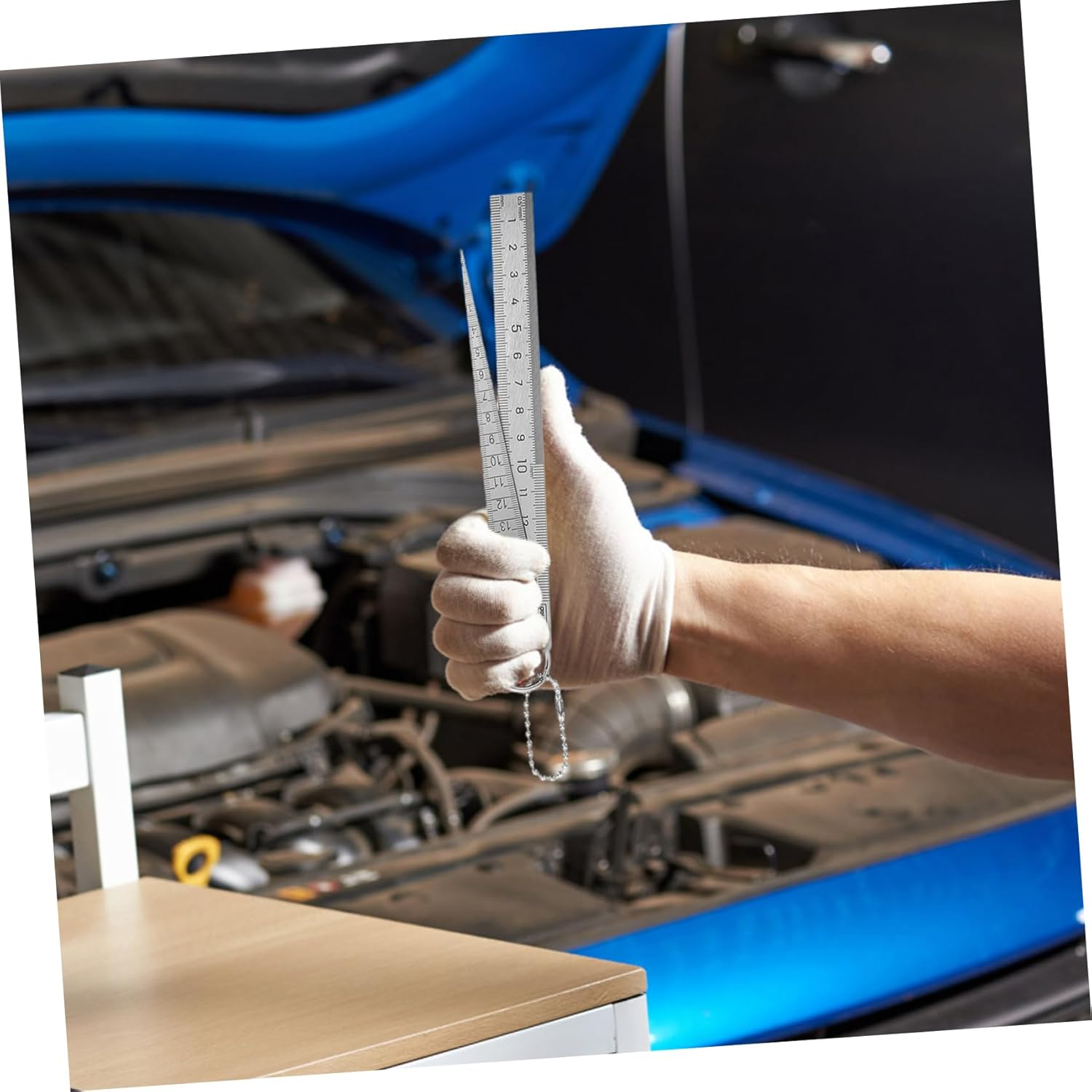 ZUNOXAZ Stainless Steel Gauge for Automotive Use Precision Gauge Tapered Measuring Tool for Car Gaps and Lightweight Design for Easy Portability image number 5