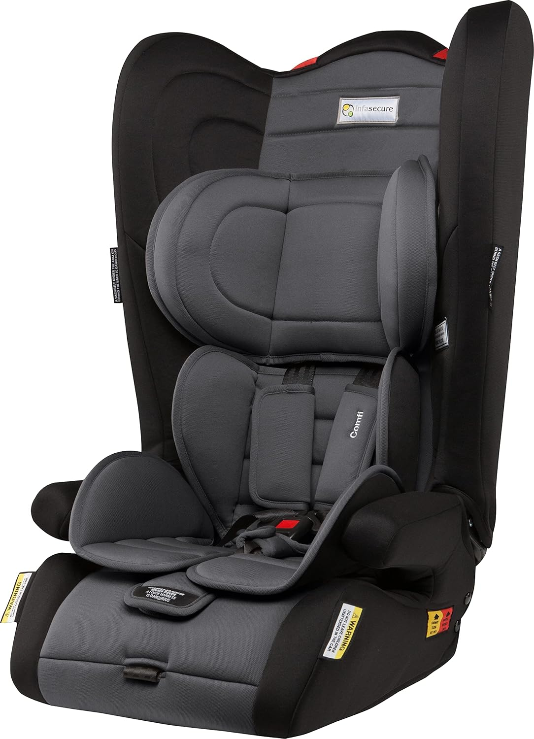Infasecure Comfi Astra Convertible Booster Seat for 6 Months to 8 Years, Grey (CS7213) image number 2