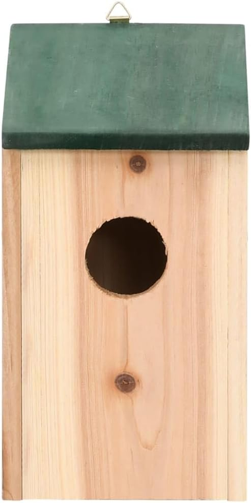 Nesting Box Wood Bird House 4 Pcs Outdoor Garden Decor Wildlife Habitat image number 3
