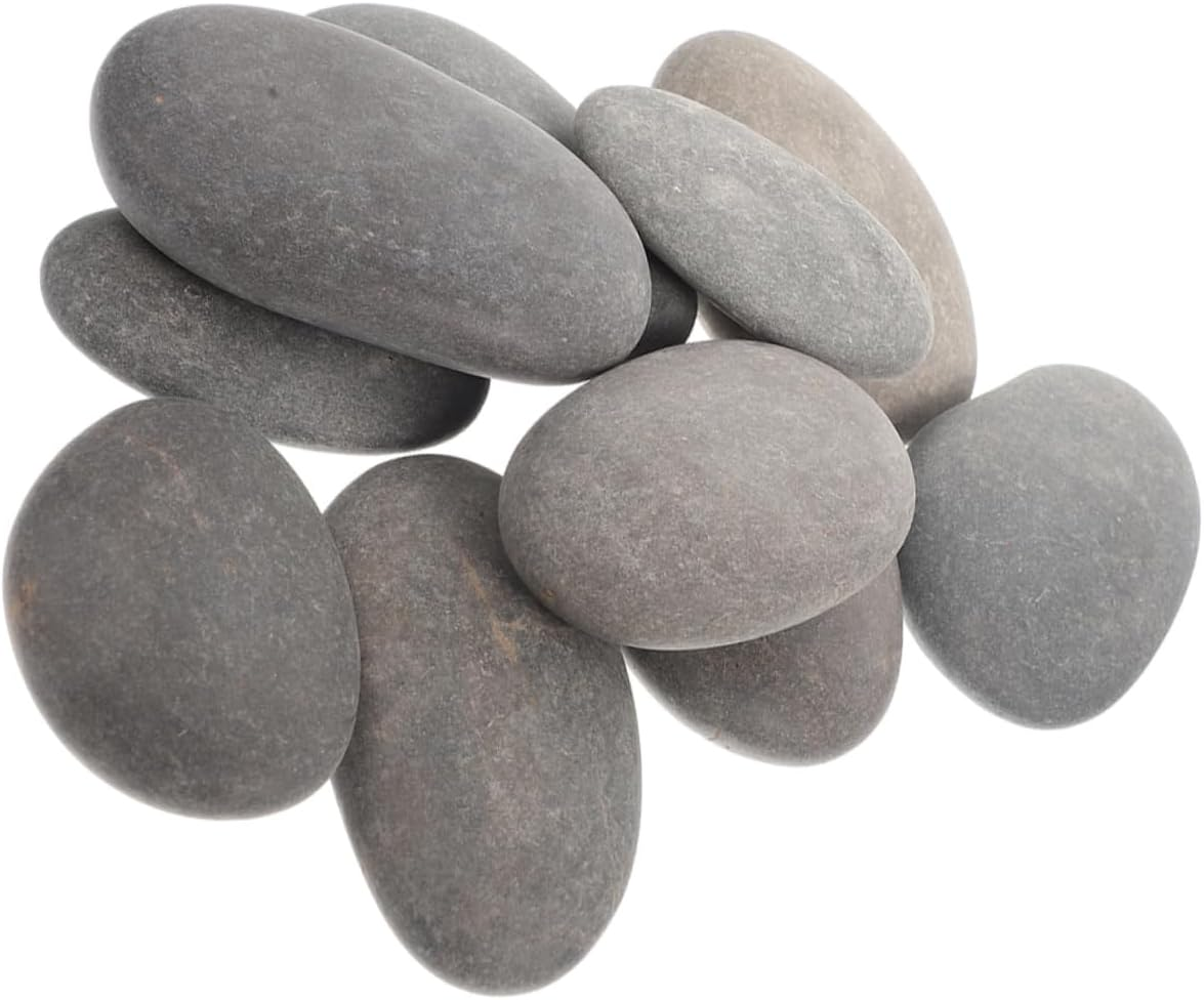 NOLITOY 20Pcs Natural Smooth Painting Rocks for DIY Crafts Blank Pebbles for Garden Decor Easy to Paint River Stones for Creative Projects Durable Ready to Use image number 3
