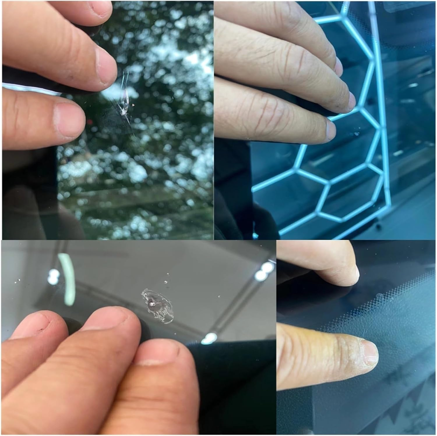 UV Resin Curing Light 48W 365Nm Auto Windshield Crack Repair Resincuring Lamp Mobile Phone Repair for DIY Enclosures