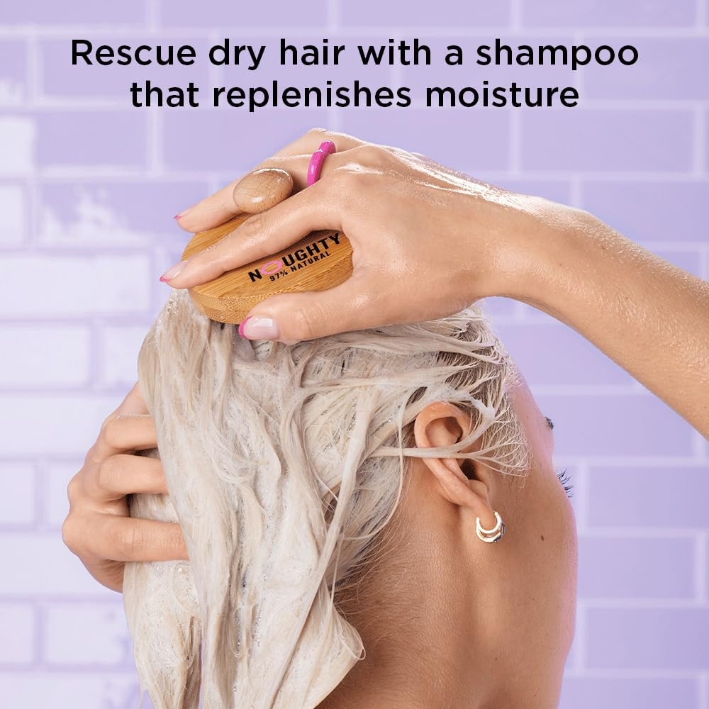 Noughty 97% Natural to the Rescue Moisture Boost Shampoo, 97% Natural Sulphate Free Vegan Haircare, Hydrating Formula for Dry and Damaged Hair, with Sweet Almond and Sunflower Seed 1L image number 3