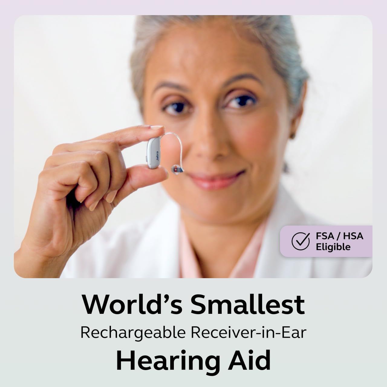 Jabra Enhance Select 700 Clinic-Quality OTC Hearing Aids, Licensed Audiology Services Included, Bluetooth LE Audio & Streaming for Ios/Android, Nearly Invisible & Comfortable, Sand image number 6