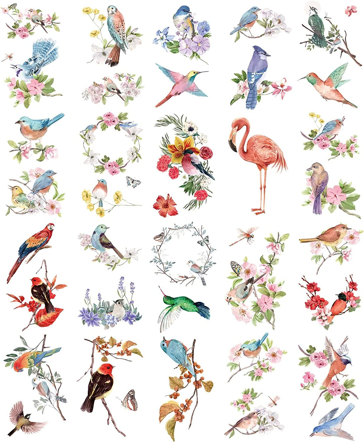 Everjoy Realistic Temporary Tattoos - 41 Designs, 20 Pcs, Waterproof Watercolor Fruits Tattoos for Kids image number 2