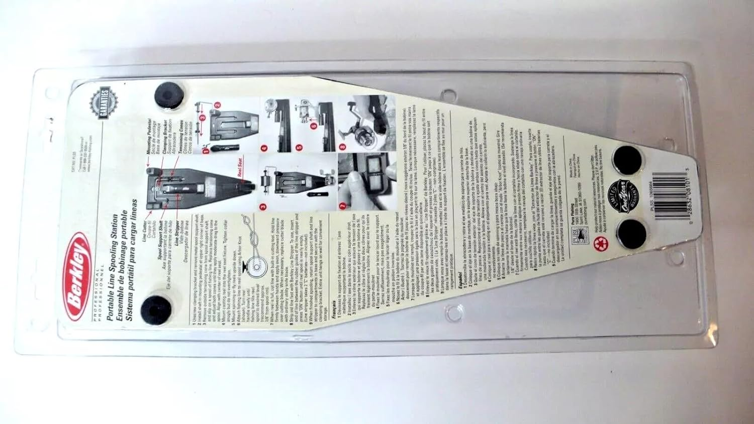 Portable Fishing Line Spooling Station, Casting and Spinning Reels Equipment Black, All image number 1