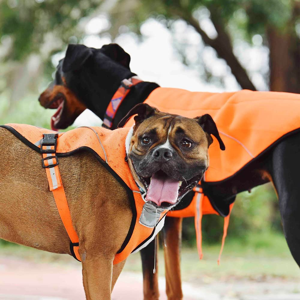Blackdoggy Dog Swamp Cooler Evaporative Cooling Vest Reflective Jacket for Summer (Medium) image number 6