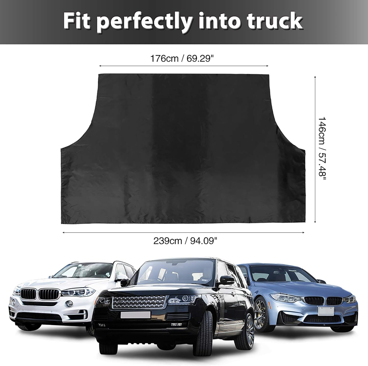X AUTOHAUX Magnetic Car Front Windshield Cover Protection Snow Frost Freeze Sunshade image number 1