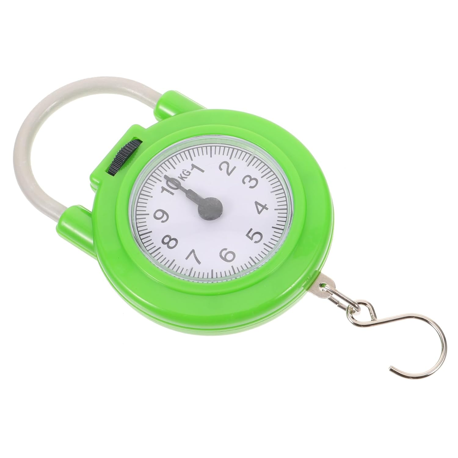 WEKADRIN Portable Manual Spring Luggage Scale with Hook High Precision Travel Suitcase Weight Scale Fluorescent Green image number 6