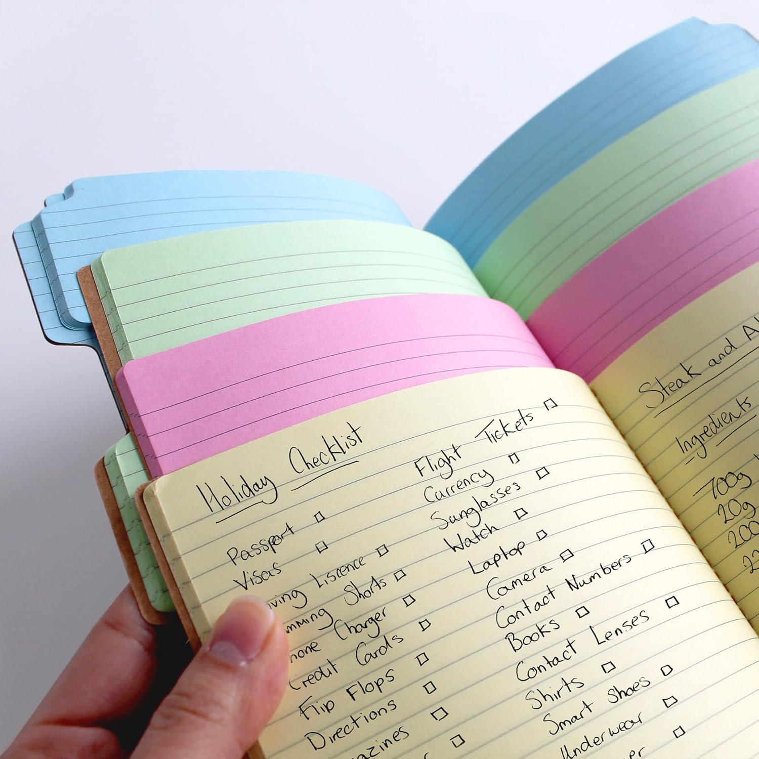 Suck UK Tab Notebook | A5 Journal Notebook with Tab Shaped | Office Supplies & Notebooks for Work | Tabbed Note Pads & Bullet Journals for Studying | School Supplies & College Essentials | image number 6