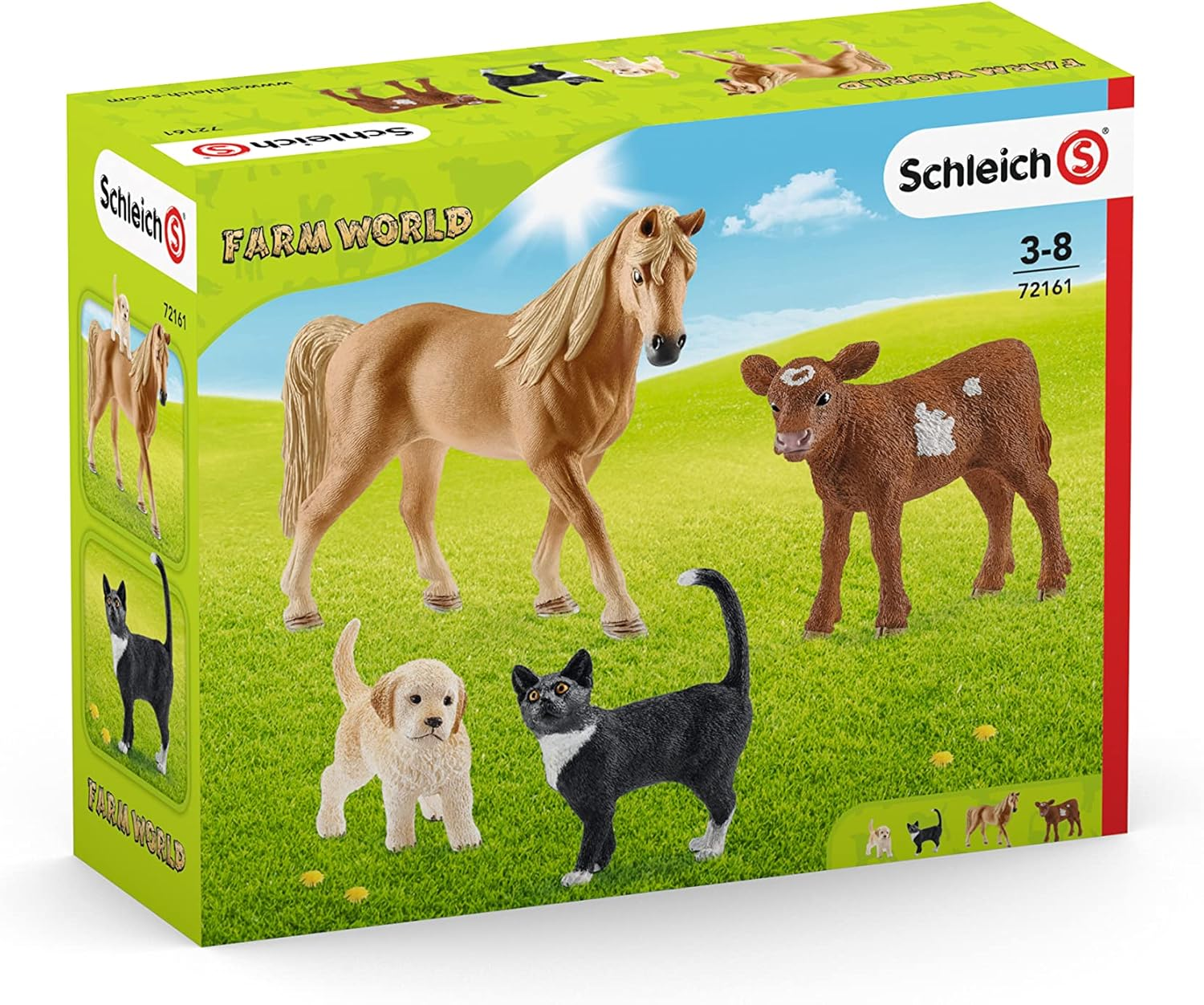 Schleich Farm World, 4-Piece Animal Toy Set, Farm Toys for Girls and Boys Ages 3-8 image number 4