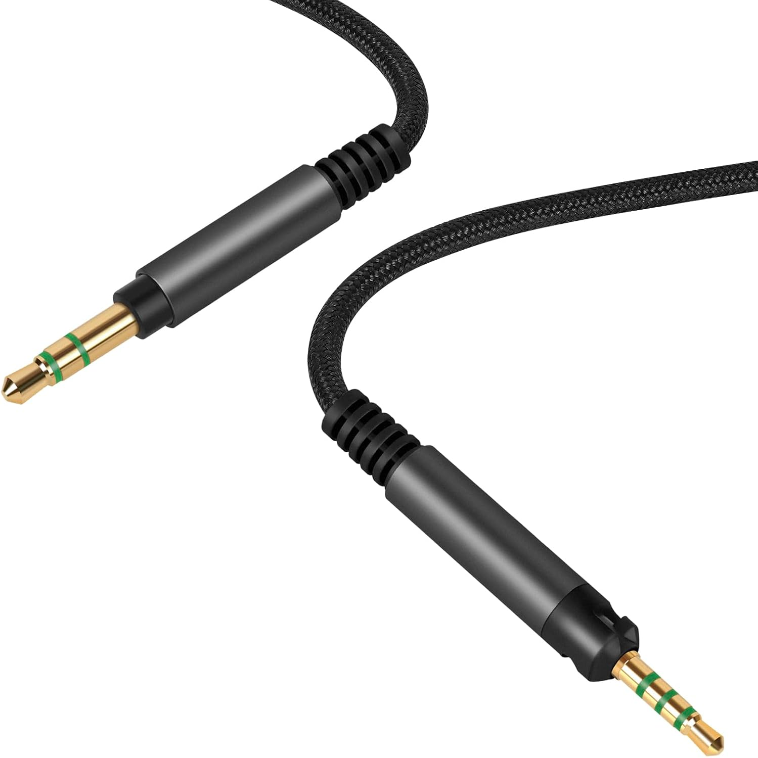 Audio Cable for ATH Ath-M70X Ath-M60X Ath-M50X ATH-M50 Ath-M40X ATH-M40 Headphones, 2.5Mm TRRS to TRS Replacement Aux Cord (5.6 Ft/1.7 M) image number 2