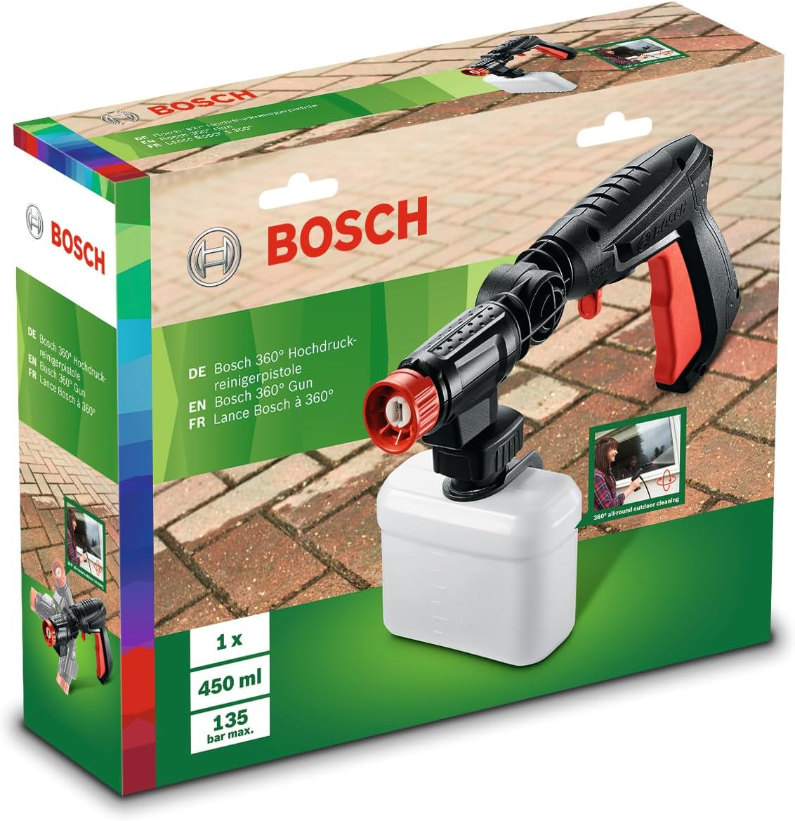 Bosch Home & Garden 360 Degree Gun for High Pressure Washers Easyaquatak, Universalaquatak, Advancedaquatak and AQT Models image number 2