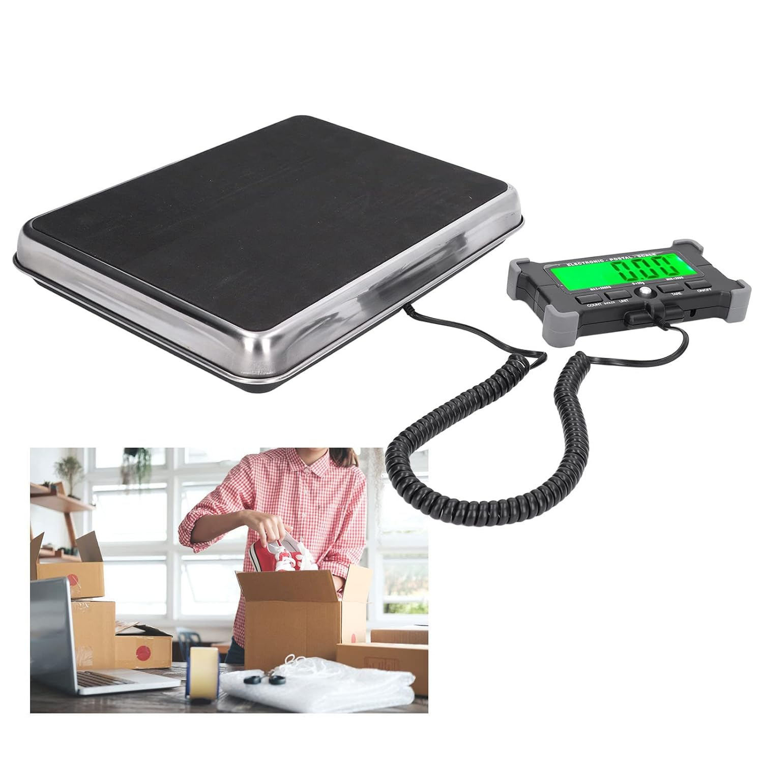Package Scale, Multi Range HD LCD Display Postage Scale for Package for Pet for Express image number 4