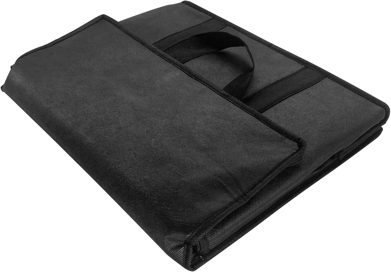 Set of 2 XL Insulated Cooler Bags, Reusable Shopping Bags with Heavy Duty Double Zipper, Keeps Food Hot or Cold, Ideal for Instacart, Food Transport