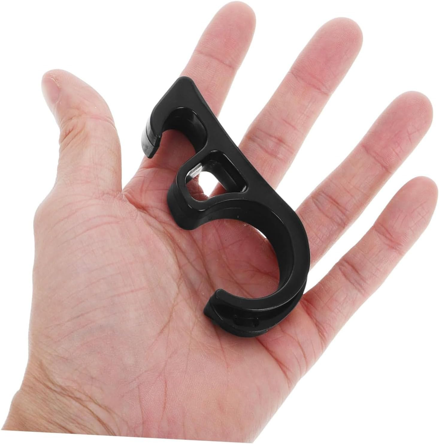 2Pcs Motorcycle Brake Lever Hook Lock, Handlebar Mount Clamp for Motorbike Bicycle, Durable Material Easy Attachment Compact Design image number 3