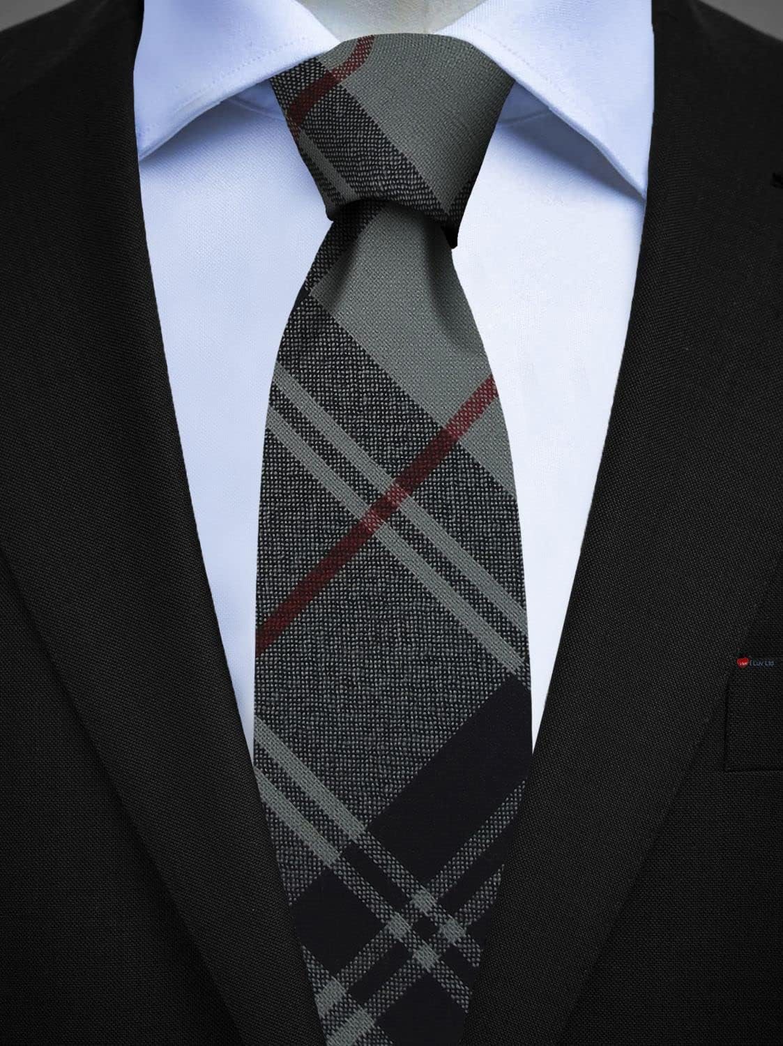 Mens All Wool Tie Woven and Made in Scotland in Moffat Modern Tartan image number 1