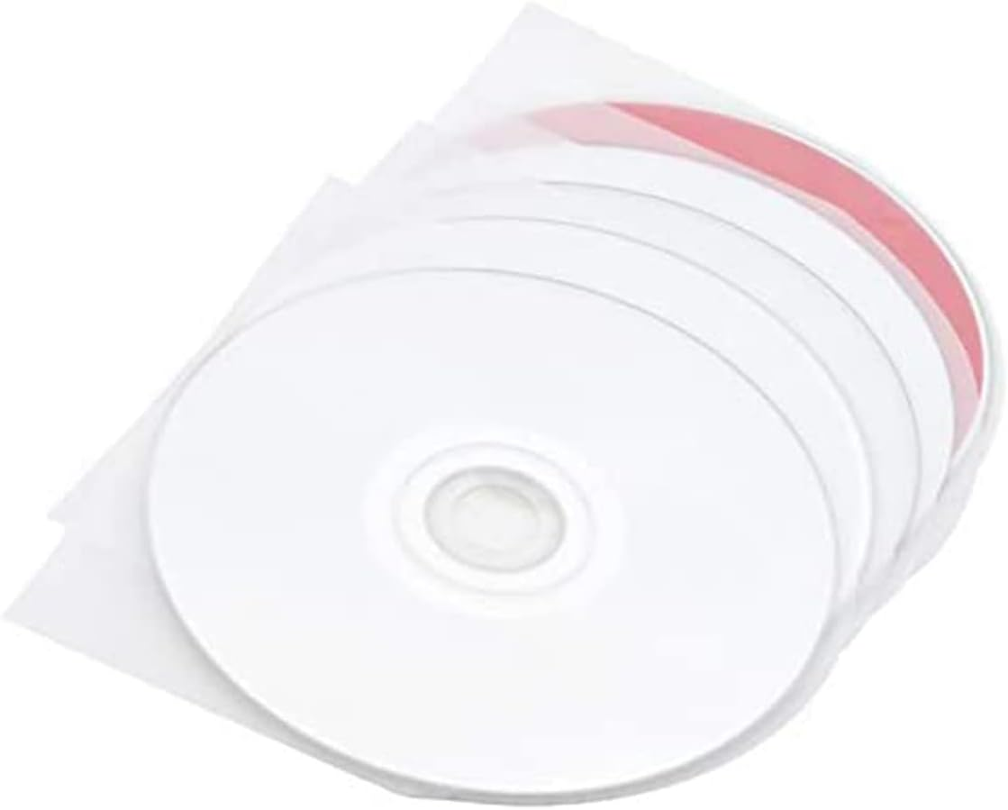 Lucausd 100Pcs Inner Sleeves for Mini LP SHM-CD Clear Sleeves