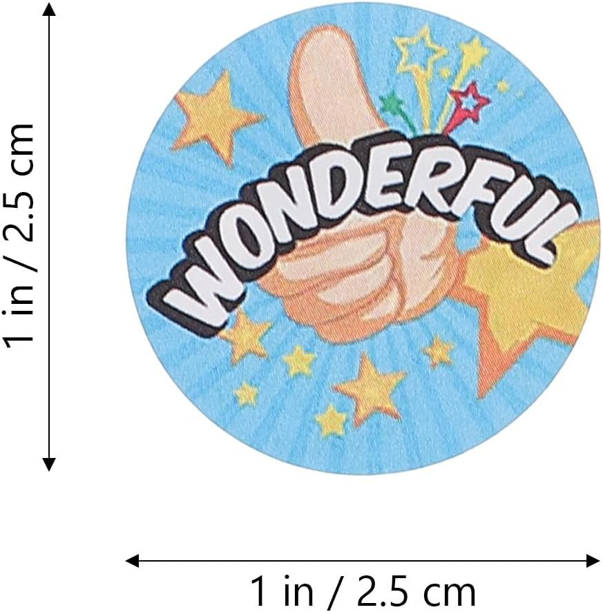 1 Roll Reward Stickers Scratch and Sniff Stickers Teacher S Encouraging Student Kids Reward Vinyl S Teacher Supplies Cell Phone Paper Child - As Shown 2 image number 4