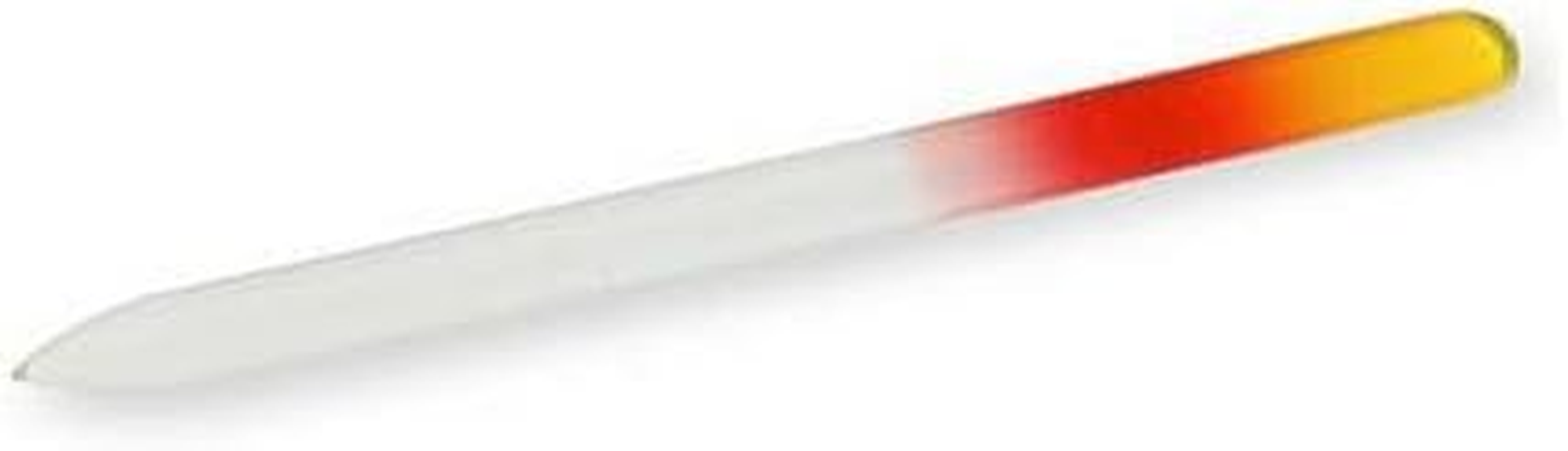 Brajek Glass Nail File 140Mm Single Sided (Orange Gradient #01) image number 3