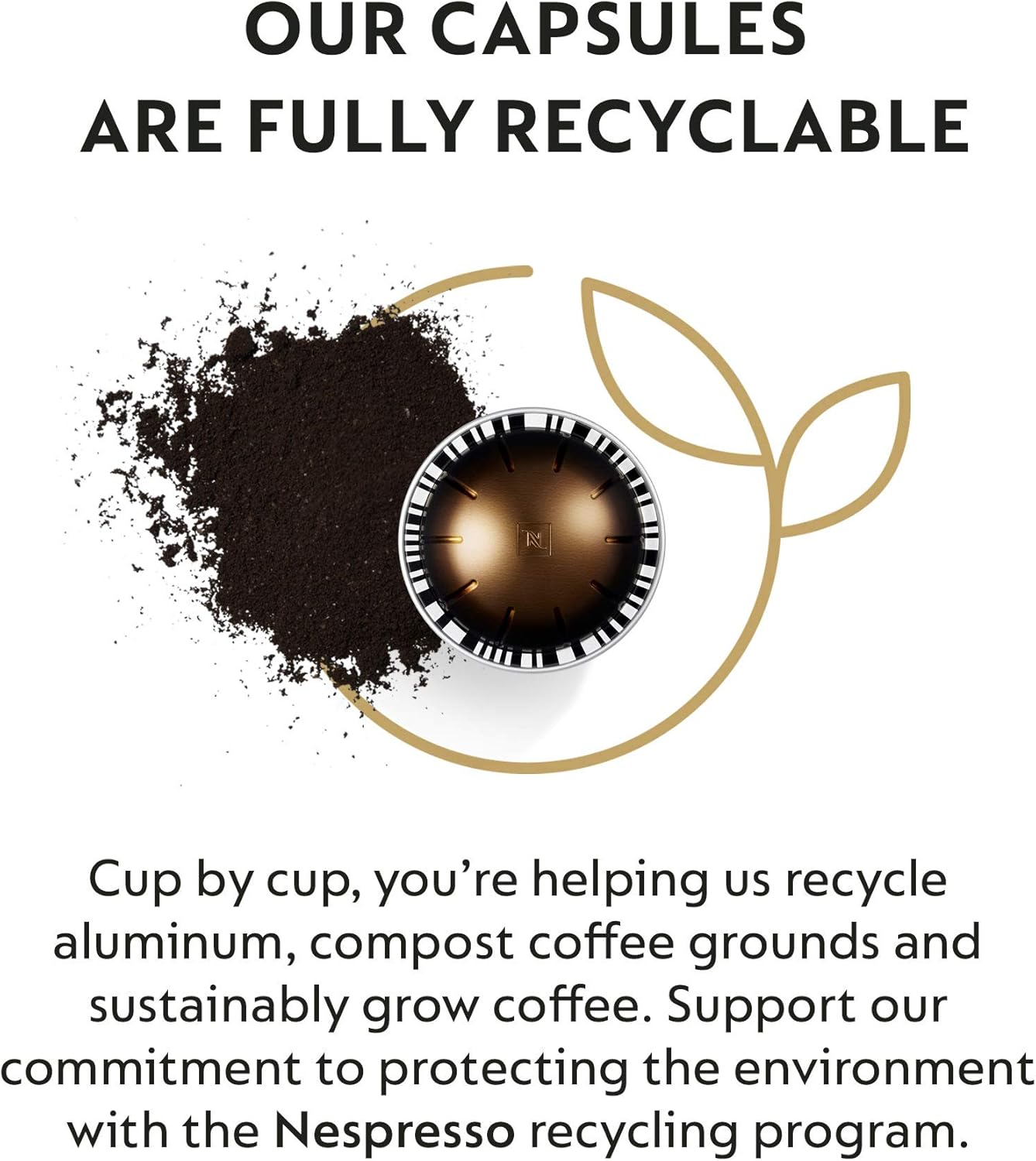 Nespresso Capsules Vertuo, Double Espresso Chiaro, Medium Roast Espresso Coffee, 30-Count Coffee Pods, Brews 2.7Oz. image number 2