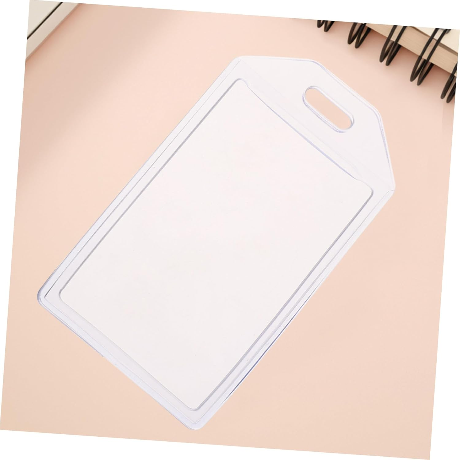 GETAJGHSD 10 Pcs Clear PVC Id Card Sleeves Luggage Tag Holders for Travel Suitcases Badge Holders Transparent Bag Identification Tags for Outdoor Use image number 5