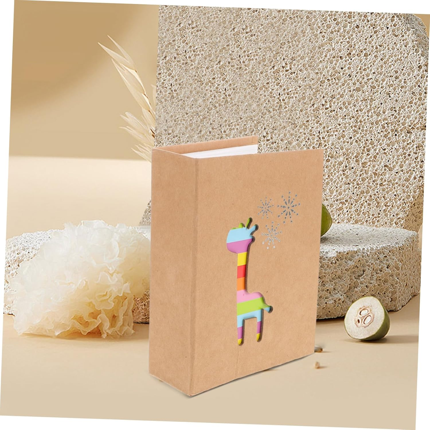 BELLIFFY Growth Memory Scrapbook Album Photo Capacity Kraft Picture Book for Showers and Birthday Celebrations Easy Photo Management and Insert Design image number 4